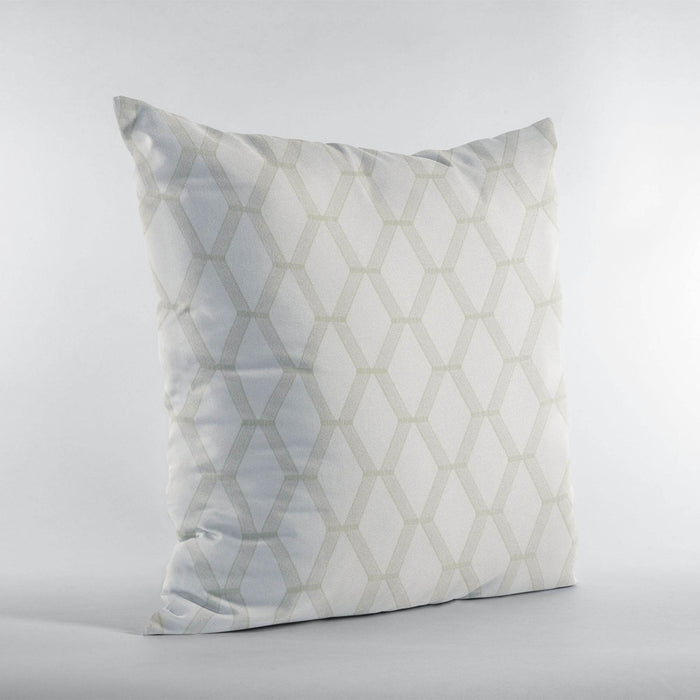 Plutus Pearl Diamond Shiny Fabric With Embroydery Luxury Throw Pillow - Plutus Brands