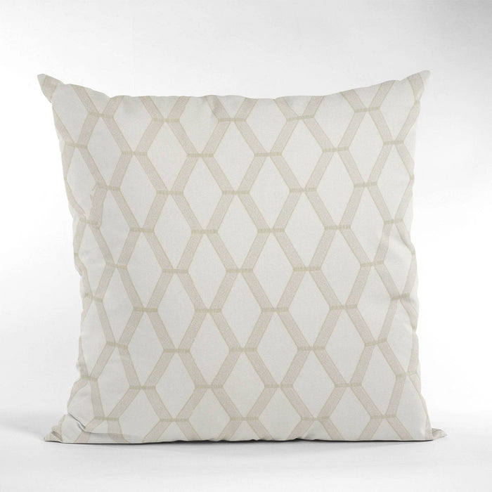 Plutus Pearl Diamond Shiny Fabric With Embroydery Luxury Throw Pillow - Plutus Brands