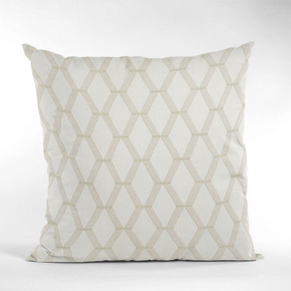 Plutus Pearl Diamond Shiny Fabric With Embroydery Luxury Throw Pillow - Plutus Brands