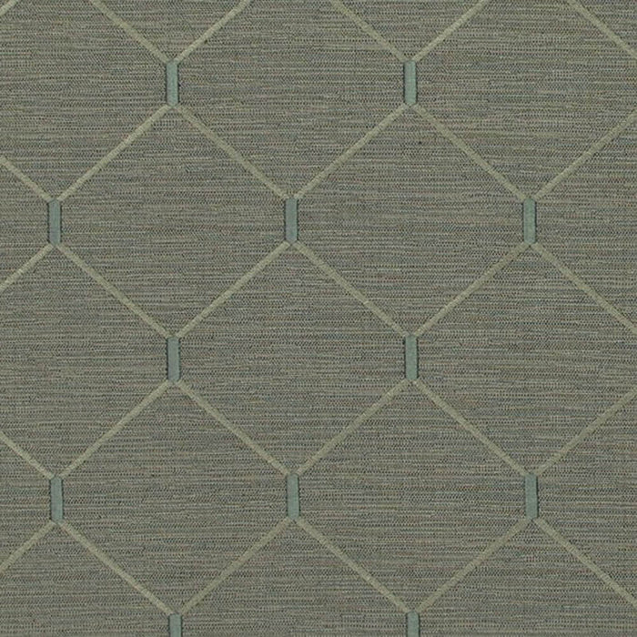 Plutus Urban Grey Kona Embroydery, Some Shine To This Pattern Luxury Throw Pillow - Plutus Brands