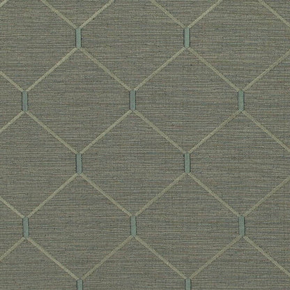 Plutus Urban Grey Kona Embroydery, Some Shine To This Pattern Luxury Throw Pillow - Plutus Brands
