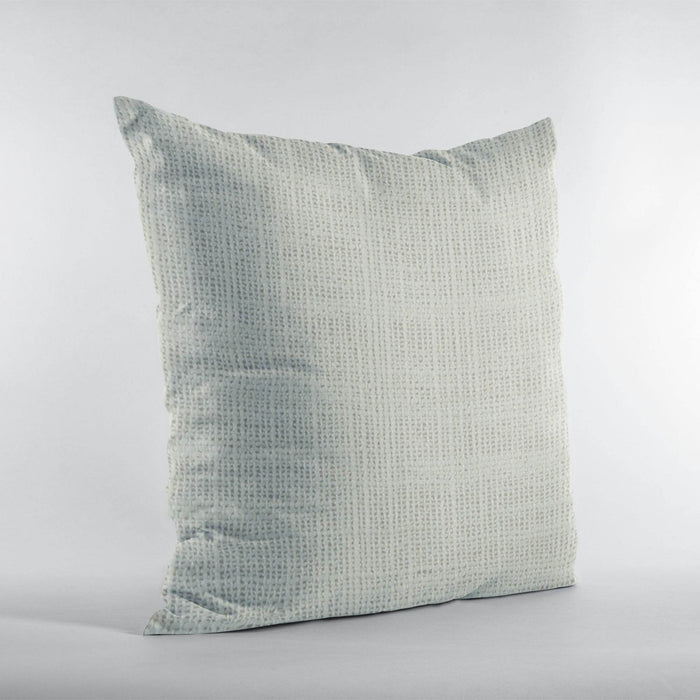 Plutus White Wall Textured Solid, With Open Weave. Luxury Throw Pillow - Plutus Brands