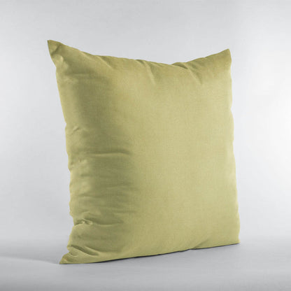 Plutus Yellow Solid Shiny Velvet Luxury Throw Pillow - Plutus Brands