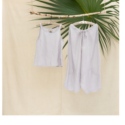 Pondicherry Slate Linen Set