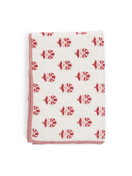 Primrose Red Baby Quilt