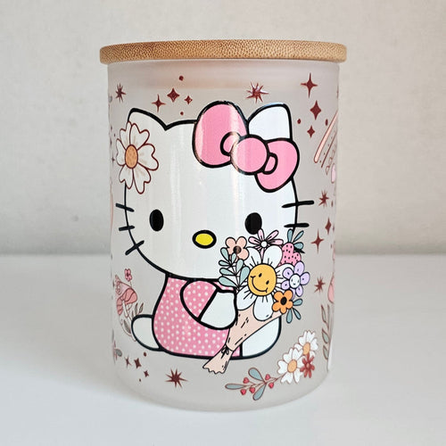 Purrfectly Frosted Kitty | 17 oz Glass Mug