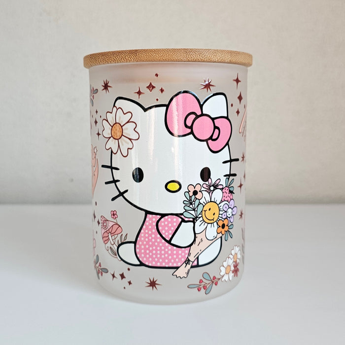 Purrfectly Frosted Kitty | 17 oz Glass Mug