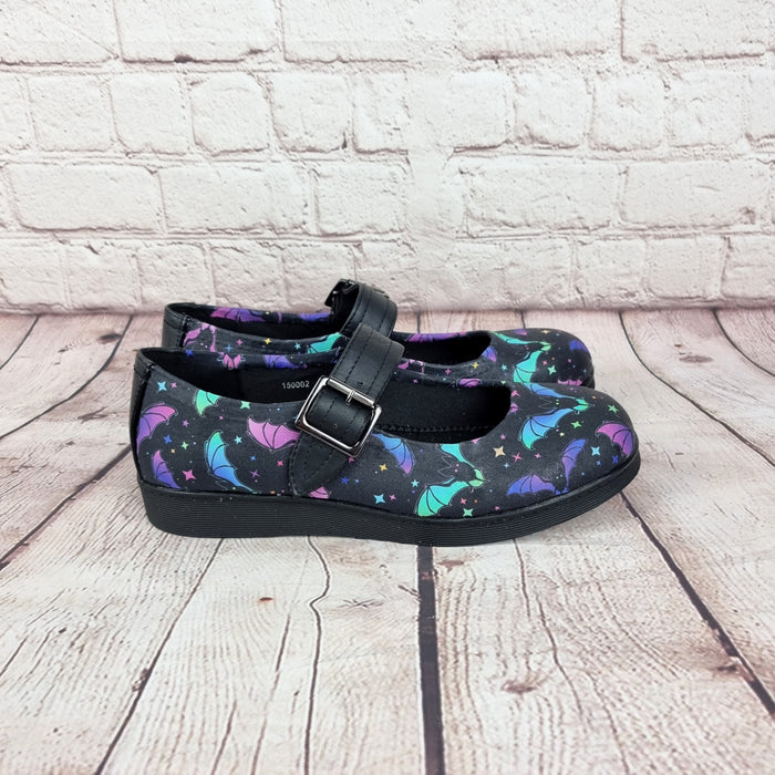 Rainbow Bats Mary Jane's Pumps