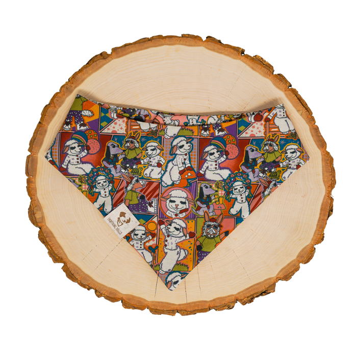 Retro Lamby - Bandana (Reversible)