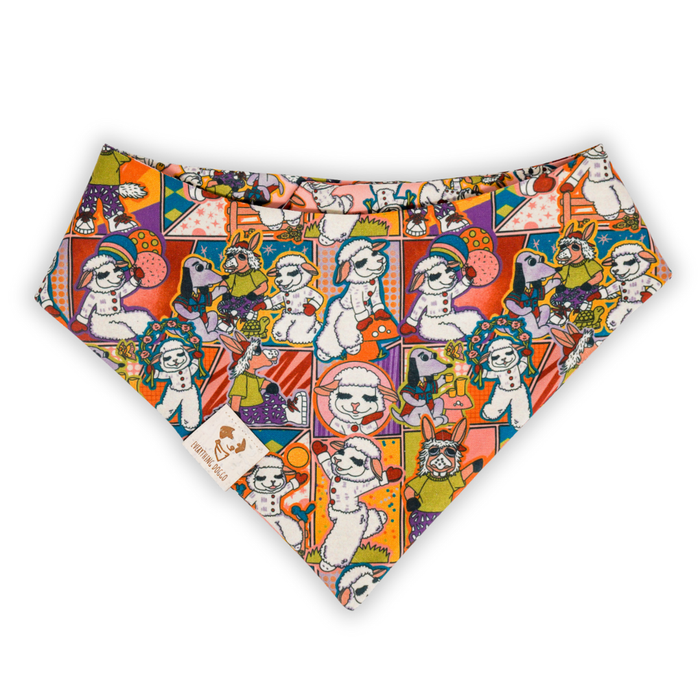 Retro Lamby - Bandana (Reversible)