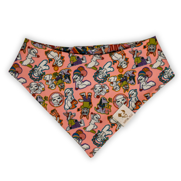 Retro Lamby - Bandana (Reversible)