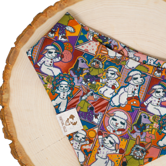 Retro Lamby - Bandana (Reversible)