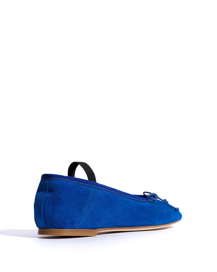 Rhina Calf suede Electric blue - Anonymous Copenhagen Flat-loafers & ballerinas & pumps