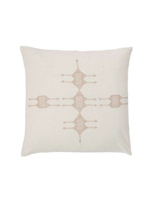 Rufia Shell Embroidered Pillow