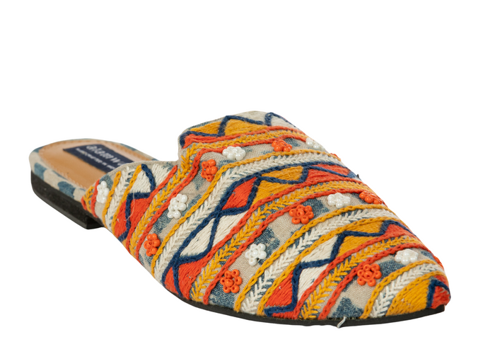 Samburu Hand Embroidered Babouche