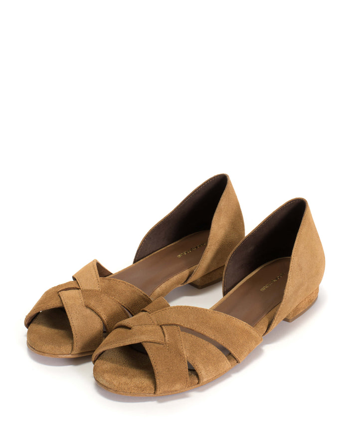 Sanni 20 Calf suede Bamboo brown - Anonymous Copenhagen