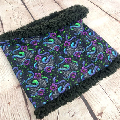 Serpent ouija planchette snood scarf