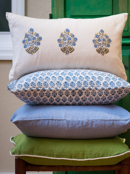 Shalimar Blue Decorative Pillow