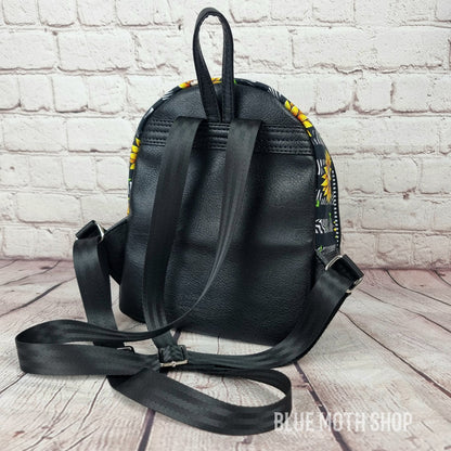 Skull Sunflower Handmade Backpack