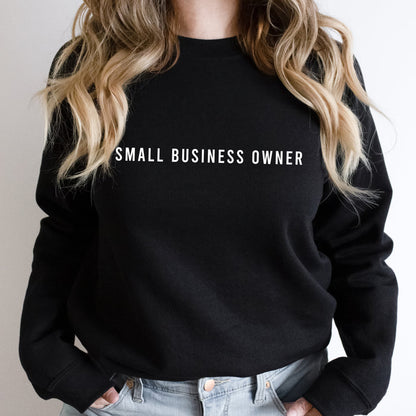 Small Business Owner crewneck sweatshirt, product photo 2