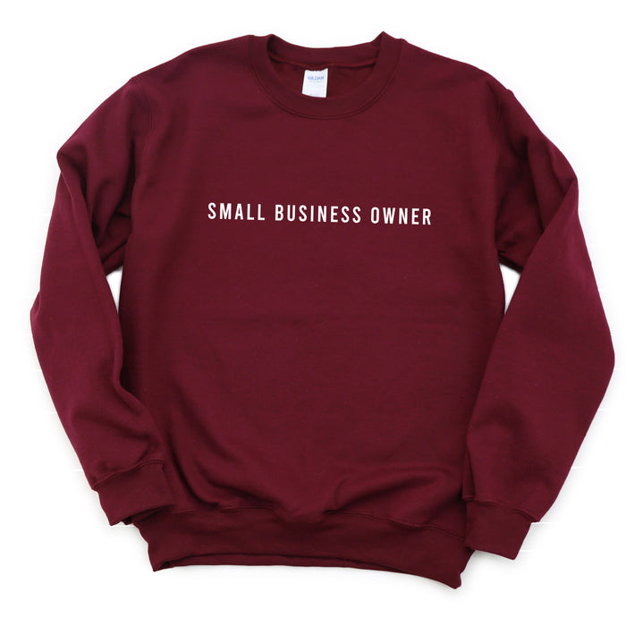 Small Business Owner crewneck sweatshirt, product photo 3