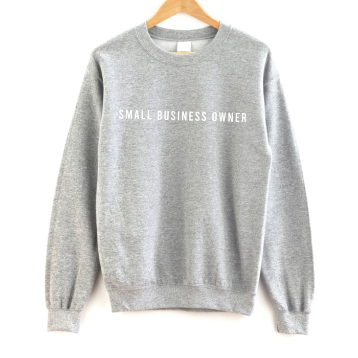 Small Business Owner crewneck sweatshirt, product photo 4