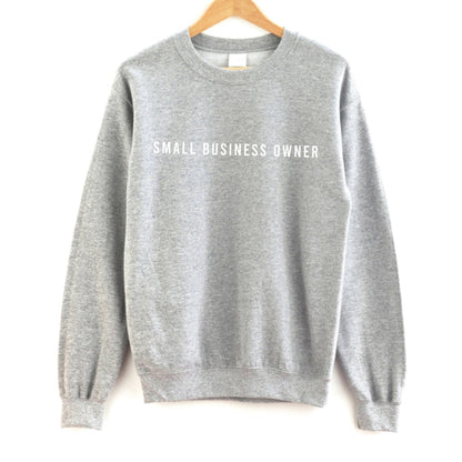 Small Business Owner crewneck sweatshirt, product photo 4