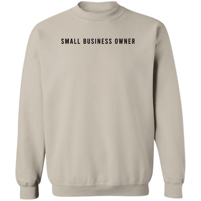 Small Business Owner crewneck sweatshirt in Sand