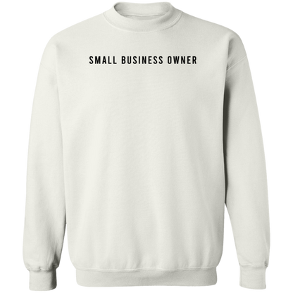 Small Business Owner crewneck sweatshirt in White