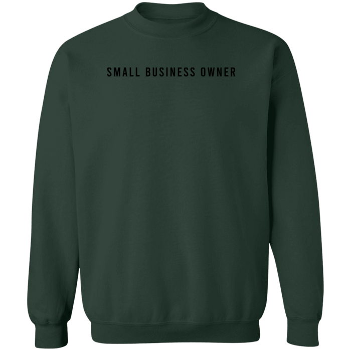 Small Business Owner crewneck sweatshirt in Forest Green