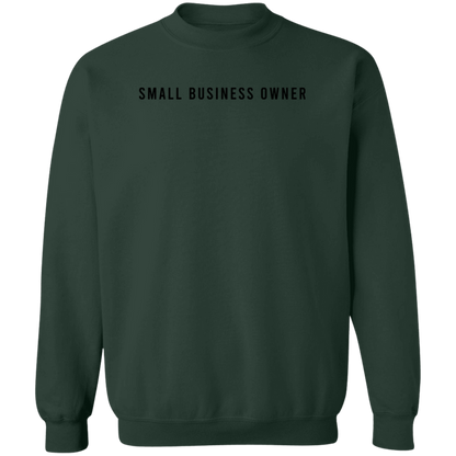 Small Business Owner crewneck sweatshirt in Forest Green