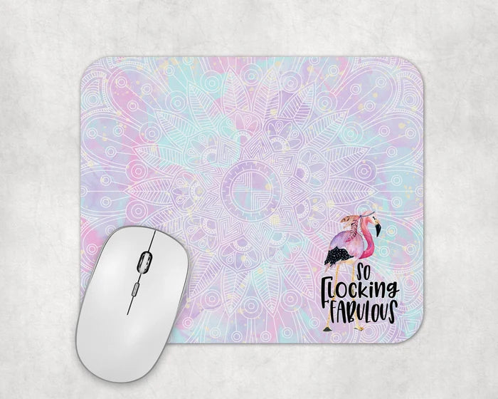 So Flocking Fabulous | Mouse Pad