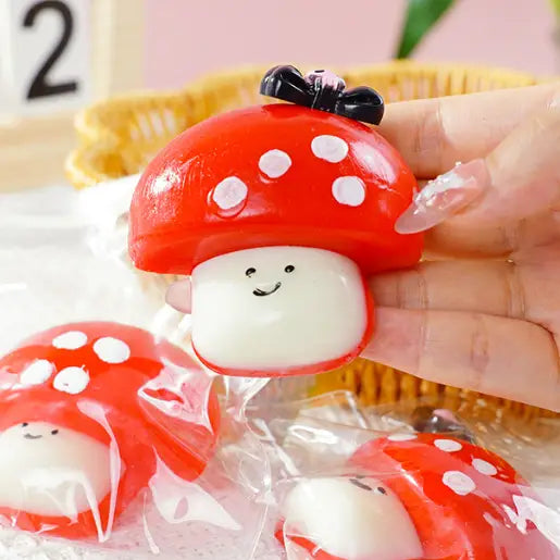 Soft Realistic Mushroom Squeeze Toy
