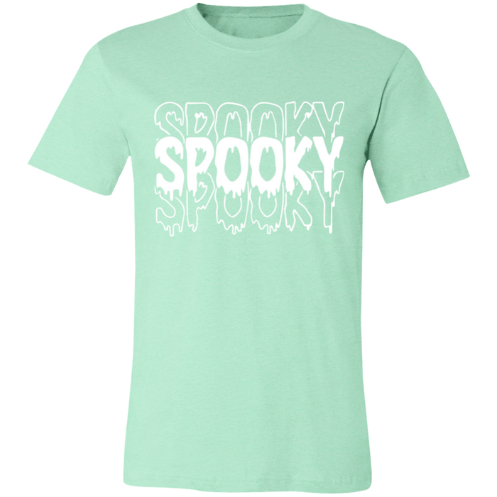 Spooky Halloween graphic t-shirt in Heather Mint