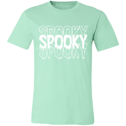 Spooky Halloween graphic t-shirt in Heather Mint