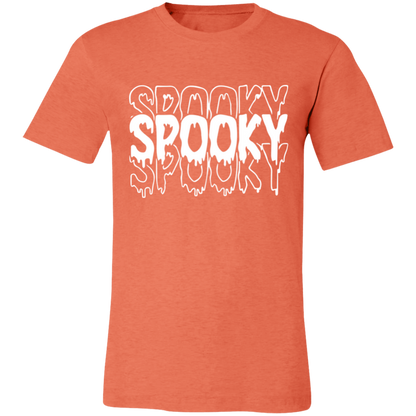 Spooky Halloween graphic t-shirt in Heather Orange