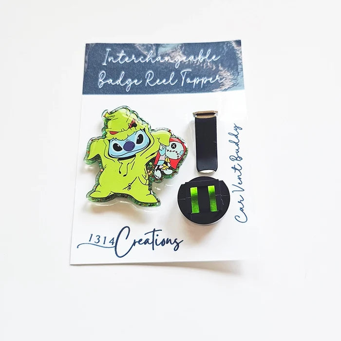 Stitchin’ Up Some Holiday Mischief | Interchangeable Badge Reel & Topper Set