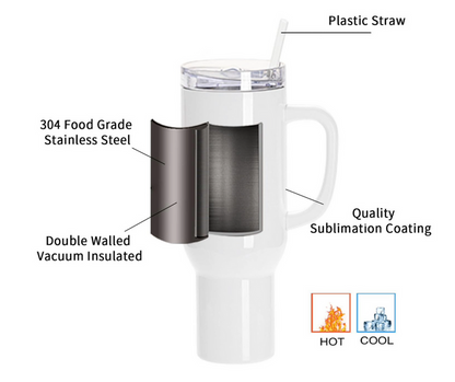 Straight Outta F#cks to Give | 40 oz Tumbler