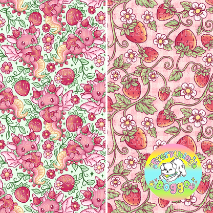 Strawberry Dragons - Bandana (Reversible)