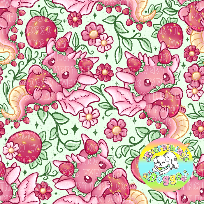 Strawberry Dragons - Bandana (Reversible)