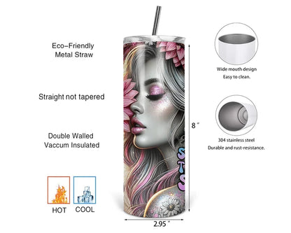 Stronger Than The Storm – Sunflower | 20 oz Tumbler