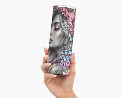 Stronger Than The Storm – Sunflower | 20 oz Tumbler