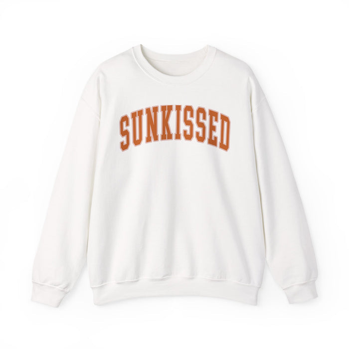 Sunkissed Varsity crewneck sweatshirt in White