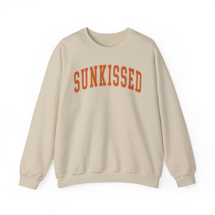 Sunkissed Varsity crewneck sweatshirt in Sand
