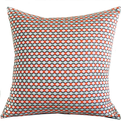 Sunny Cave Orange and Beige Luxury Throw Pillow - Plutus Brands