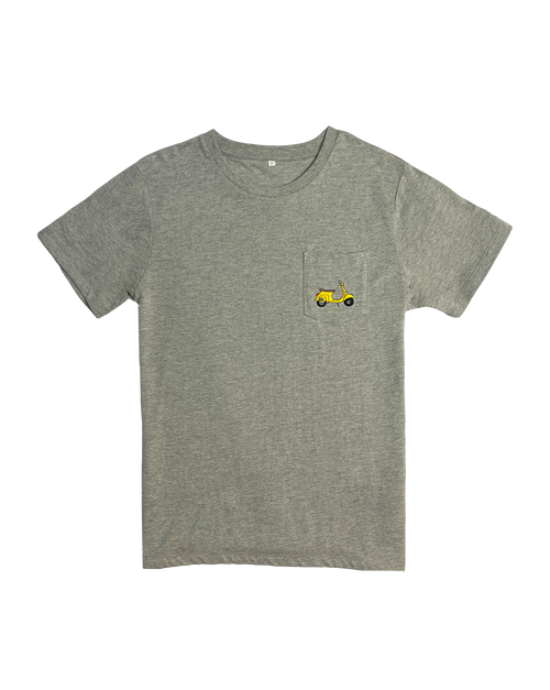 Loic Men T-Shirt - Grey Vespa