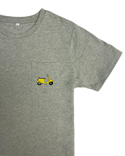 Loic Men T-Shirt - Grey Vespa