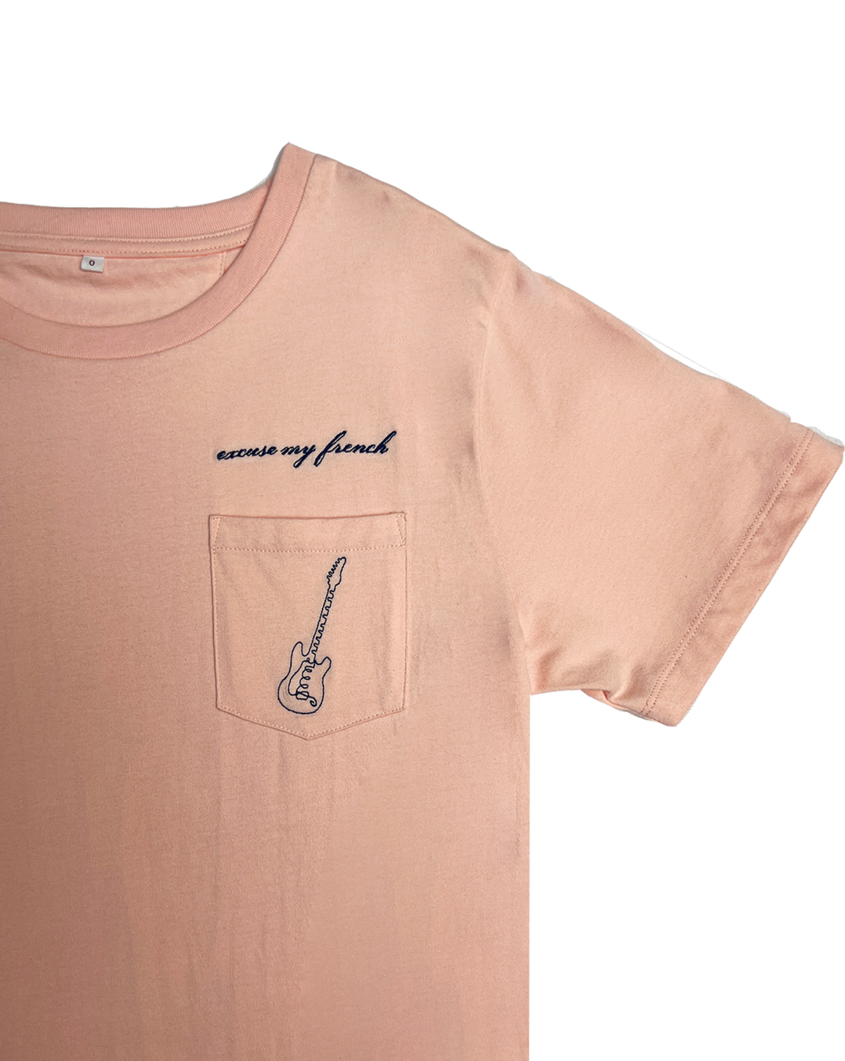 Loic Men T-Shirt - Pink Guitar