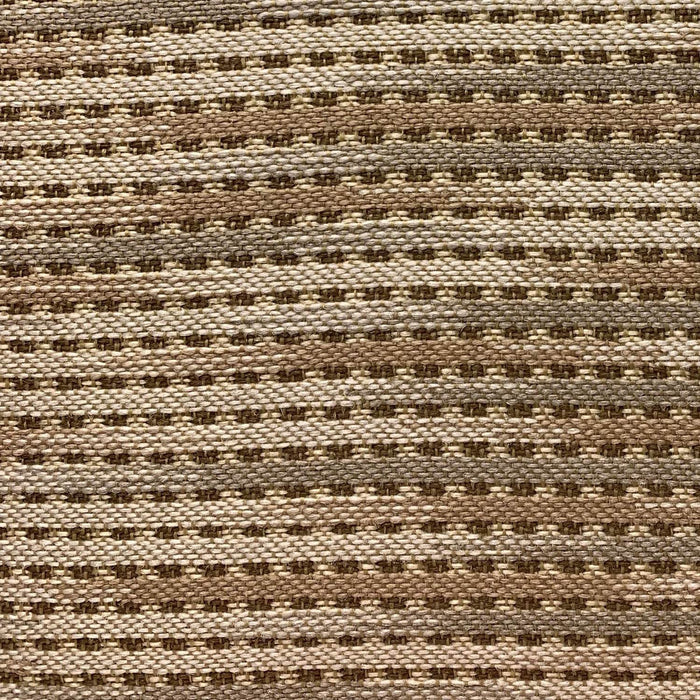 Tawny Edge Brown Stripes Luxury Outdoor/Indoor Throw Pillow - Plutus Brands