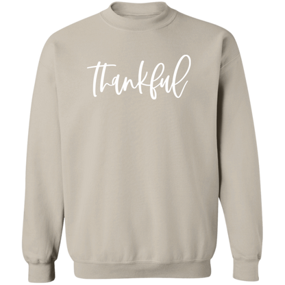 Thankful crewneck sweatshirt in Sand
